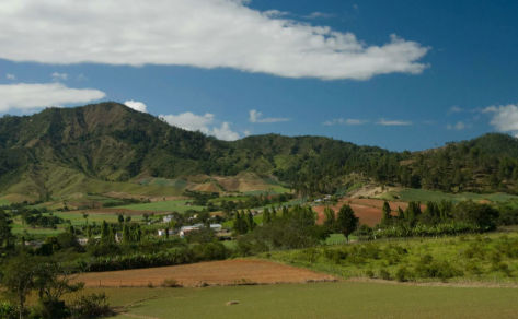 Paisajes montañosos y naturaleza en Jarabacoa, República Dominicana