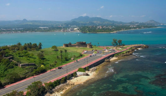 Puerto Plata Malecon promenade Dominican Republic