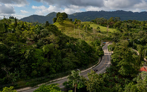 Carretera Turistica scenic route from Santiago to Sosua
