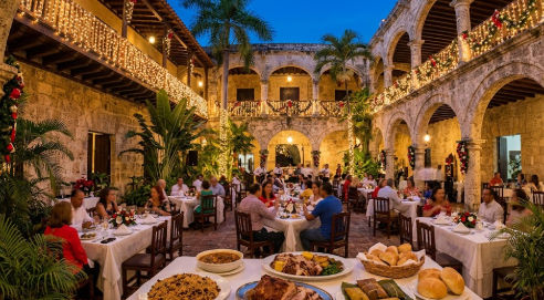 Donde Comer en Nochebuena en Santo Domingo con Chofer