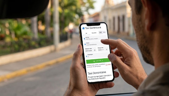 Proceso para reserva de traslado ida y vuelta aeropuerto las americas