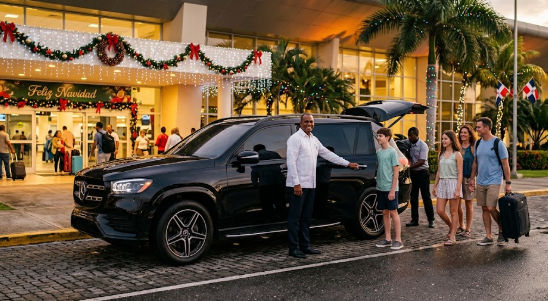 Transporte Confiable para Turistas en Navidad Dominicana
