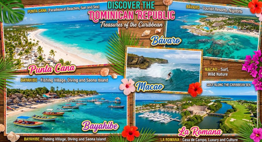 White sand beaches in Punta Cana
