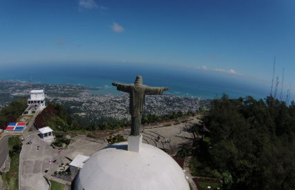 Cristo Redentor en el Teleferico de Puerto Plata