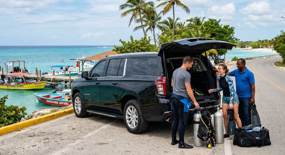 Taxi Para Excursiones De Buceo En Dominicana