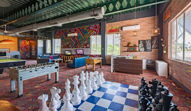 Children's play area at the resort