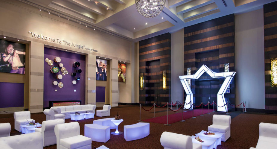 Music memorabilia museum at the hotel