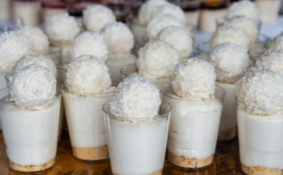 Traditional Dominican desserts at Punta Cana Restaurant Westbury