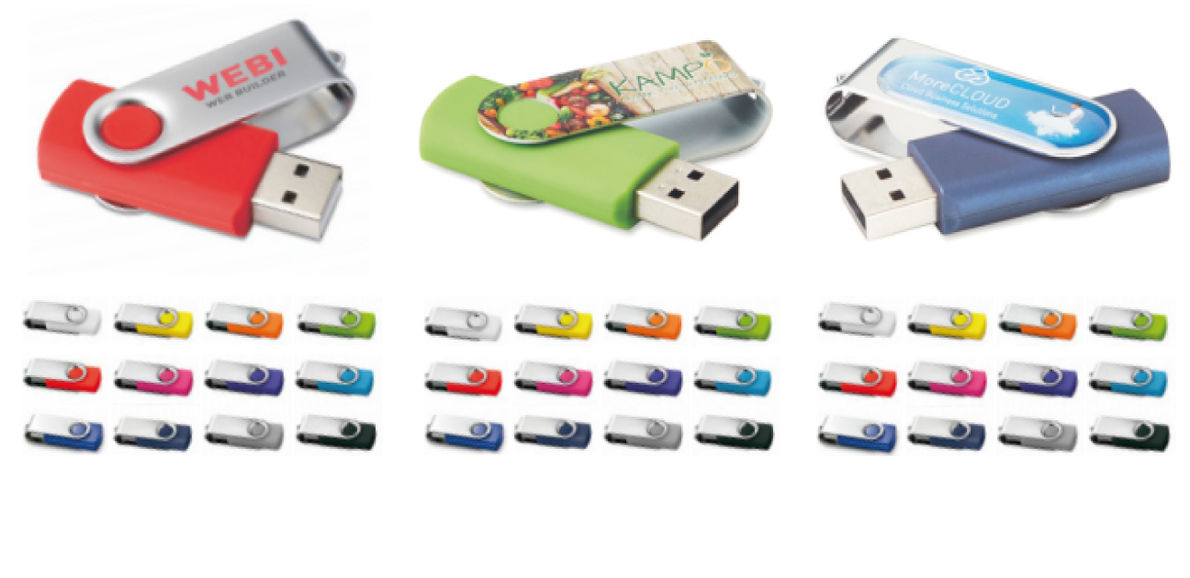 USB sticks in kleine oplagen bedrukken