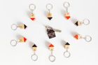 Sleutelhangers van hout