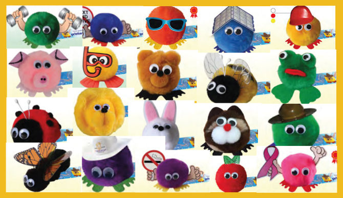 Wuppies bedrukken, veel mogelijkheden je eigen wuppie te maken