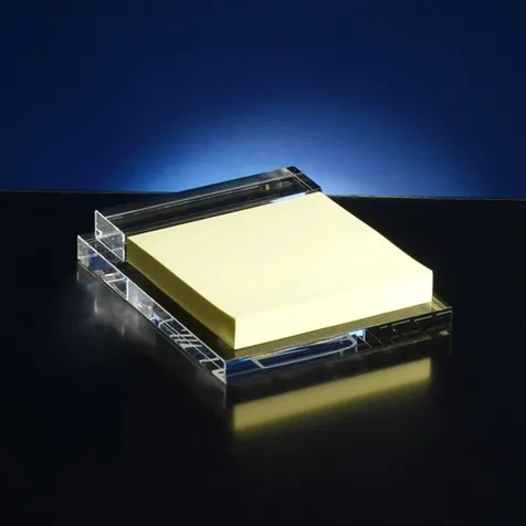 Memohouder van glas