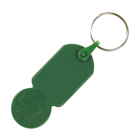 Sleutelhanger winkelwagenmuntje