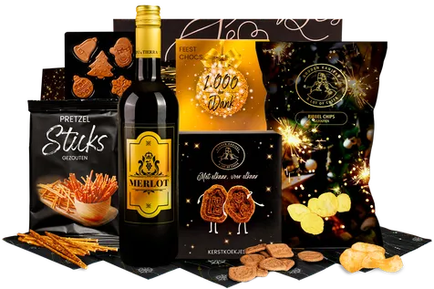 Chique bedankt kerstpakket