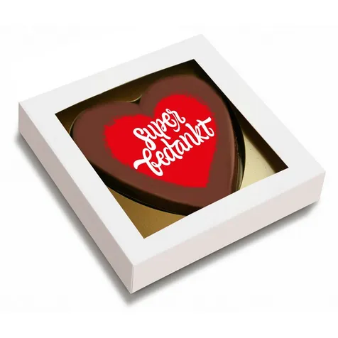 Choco Hart Super Bedankt