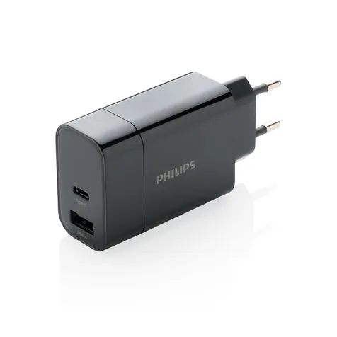 Philips 30W snellader met dual output en PD