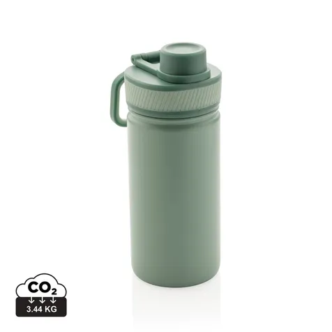 Vacuüm roestvrijstalen fles met sportdop 550ml