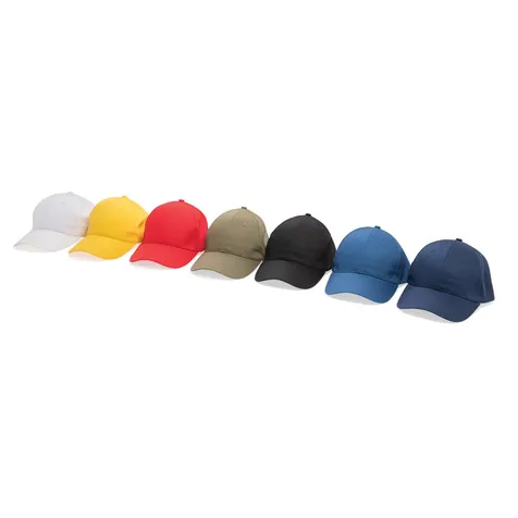 Impact 6 panel 190gr gerecycled katoenen cap, AWARE™ tracer