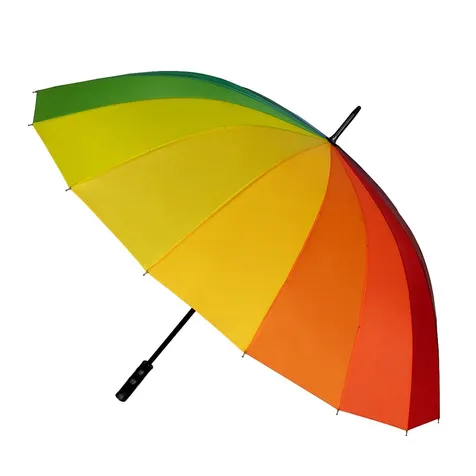 golfparaplu windproof regenboogkleuren