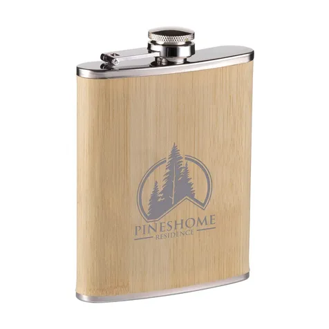 Hipflask Bamboo 200 ml heupfles