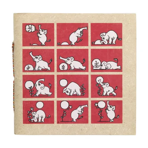 Elephant Poo Notebook Large notitieboek