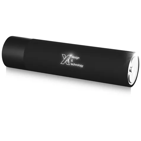 SCX.design F10 2500 mAh zaklamp met oplichtend logo