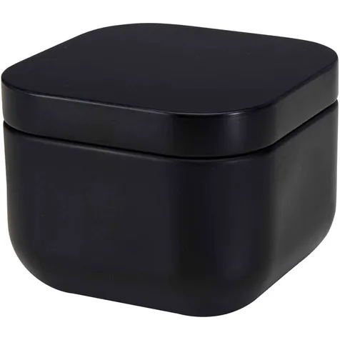 Tindra vierkante tin met kaars met vanillearoma