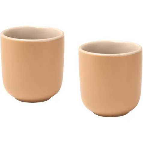 Male keramische espressokopjes van 90 ml set van 2