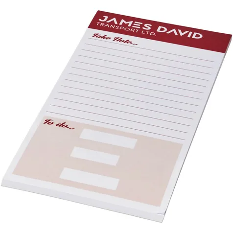 1/3 A4 kladblok van FSC papier, geheel gedrukt zoals jij wilt