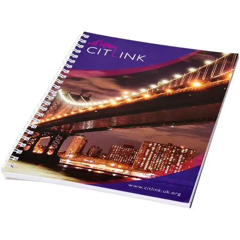 A5 spiraal notitieboek van FSC papier geheel gedrukt zoals jij wilt