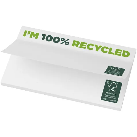 Sticky-Mate® gerecyclede sticky notes (ook plakvel of Post-it vel of plakkers genoemd) 127 x 75 mm