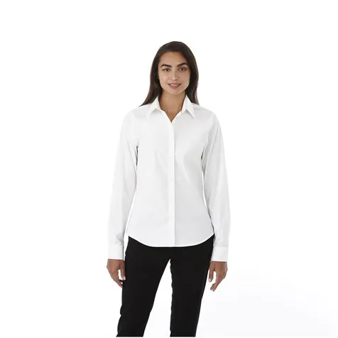 Hamell stretch dames blouse met lange mouwen