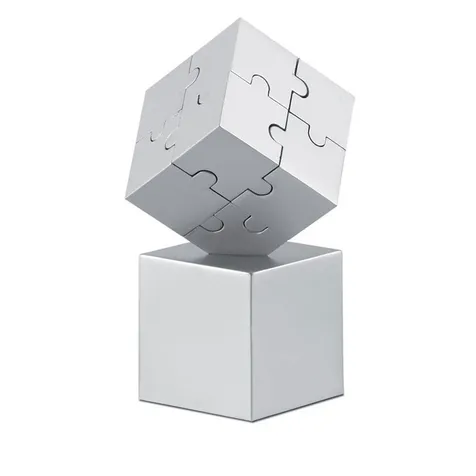 Metalen 3D puzzel KUBZLE