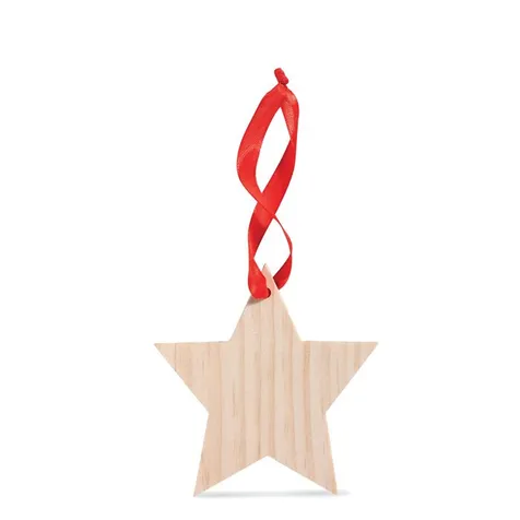 Stervormige houten hanger WOOSTAR