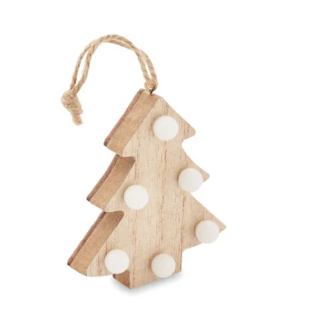 Houten boom met lichtjes LULIE