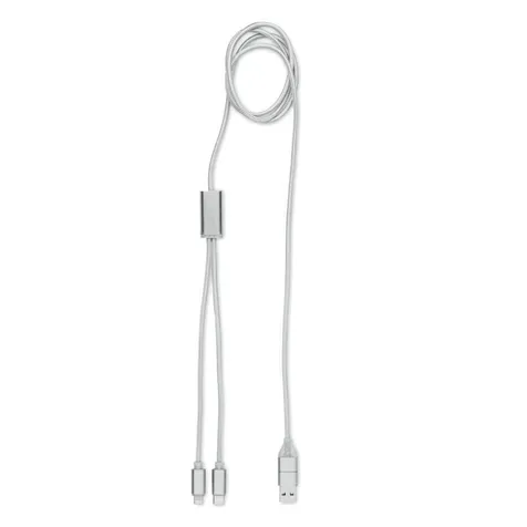 2 in 1  lange oplaadkabel