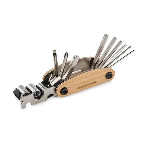 Zakformaat bamboe multi-tool