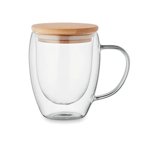 Dubbelwandige borosilicaat mok