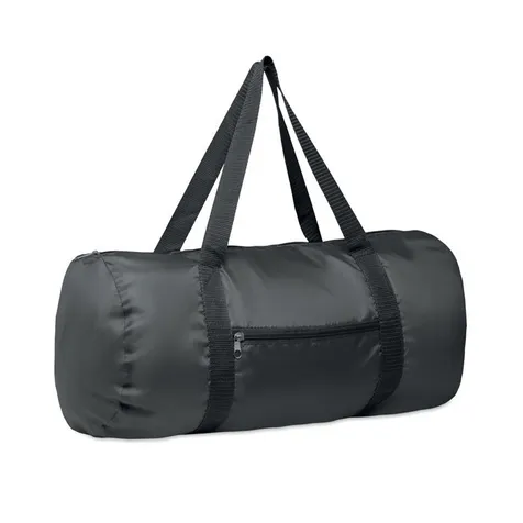 Reis-/ sporttas van RPET 190T polyester met ritsvak aan de voorkant