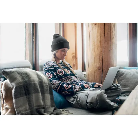 Unisex gebreide muts van zacht