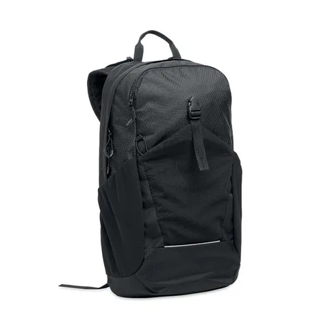 Hiking rugzak 18L in waterafstotend 420D nylon met reflecterende streep