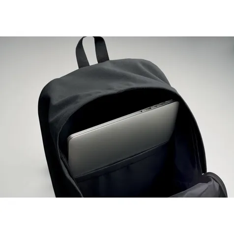 15 inch laptoprugzak van gerecycled pre-consumer katoen