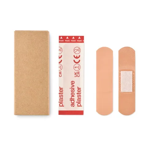 15 stuks pleisters in een doosje van gerecycled papier