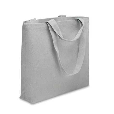 Winkel-/strandtas van gerecyclede stoffen (60% gerecycled katoen