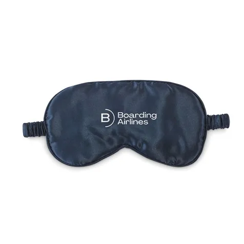 Oogmasker gemaakt van zachte polyester met zakje