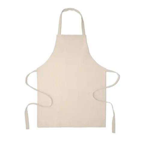Gerecycled pre-consumer katoenen schort in 180gr/m² (70% gerecycled katoen en 30% RPET polyester)