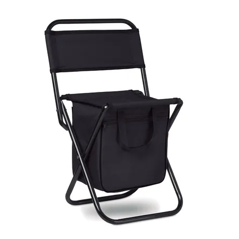 Opvouwbare stoel met koeltas van stevig 600D polyester met draagriemen
