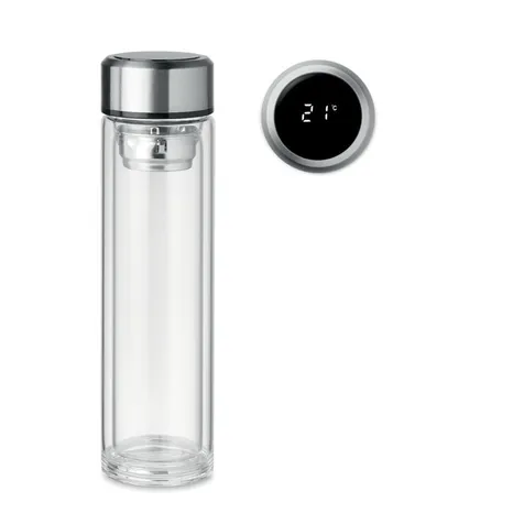 Drinkfles met thermometer POLE GLASS