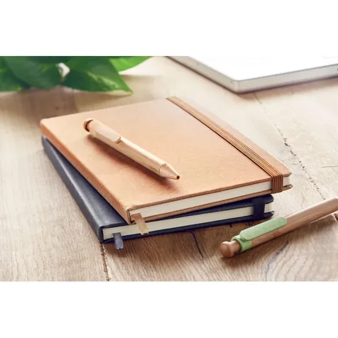 A5 notebook van recycled PU BAOBAB