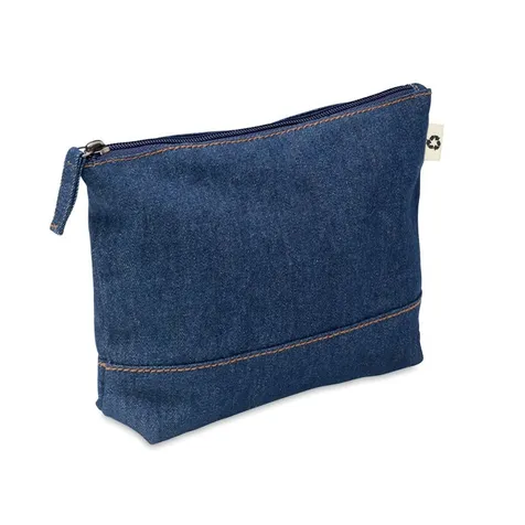 Gerecycled denim toilettasje STYLE POUCH